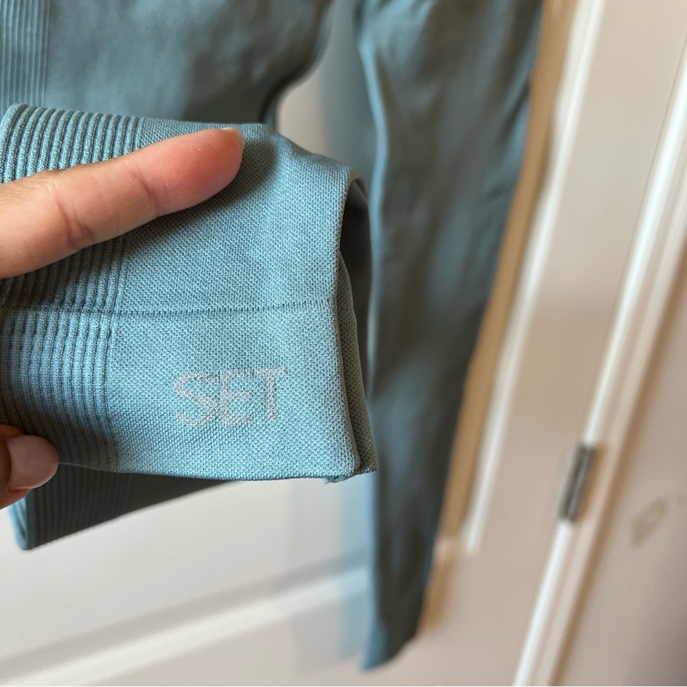 Set Active Teal Leggings - image 3